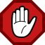 Vorschaubild für Datei:Stop hand.svg.png
